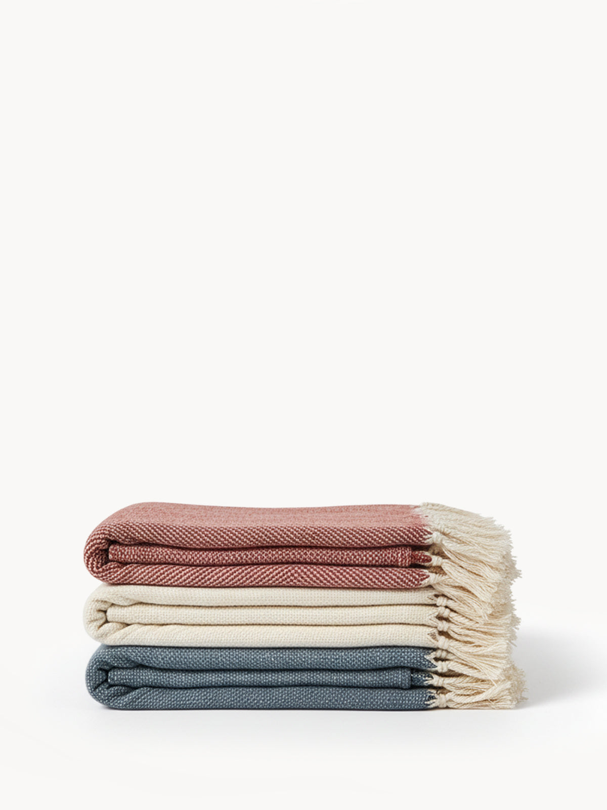 Artisanal Handwoven Cotton Throw Blanket